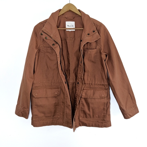 Madewell Dispatch Jacket Cinchable Brick S